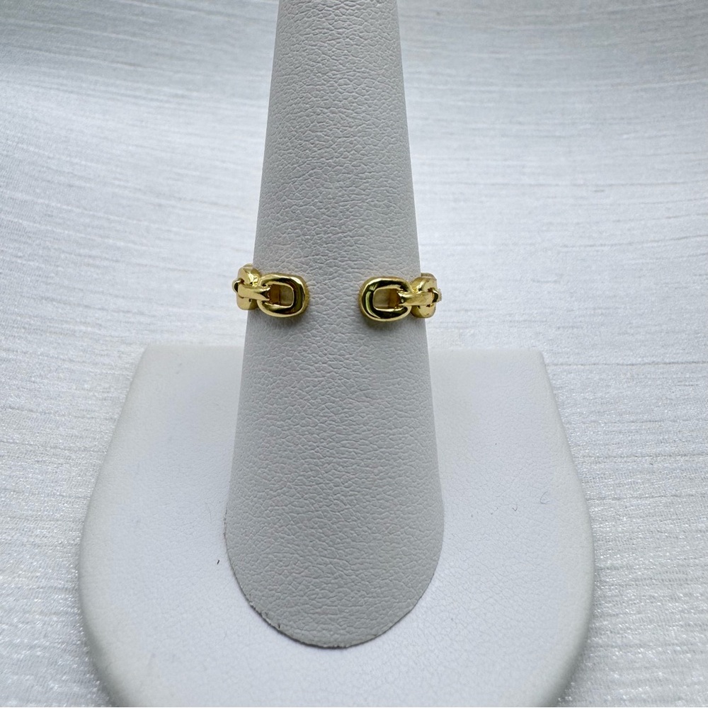 Pav Chain Link Adjustable Ring - image 2